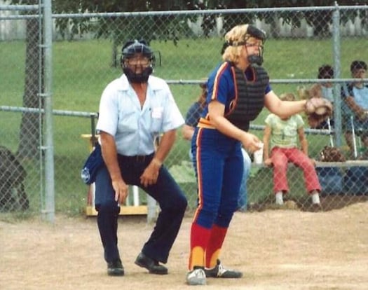 Grandpa Chet umpiring